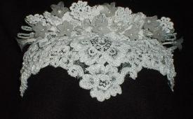 Grace Kelly Wedding Headpiece (front)