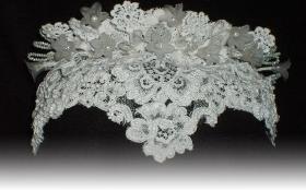 Grace Kelly Wedding Headpiece (front)