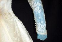 Vintage lace wedding gown with long sleeves